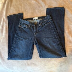 PAIGE Manhattan petite boot cut Jeans, size 27P, medium rise - 9"